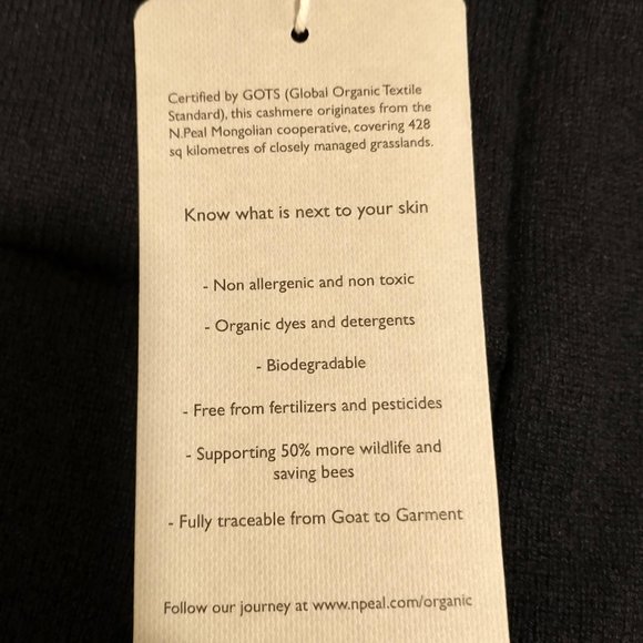 Organic Cashmere Vest - Picture 6 of 6